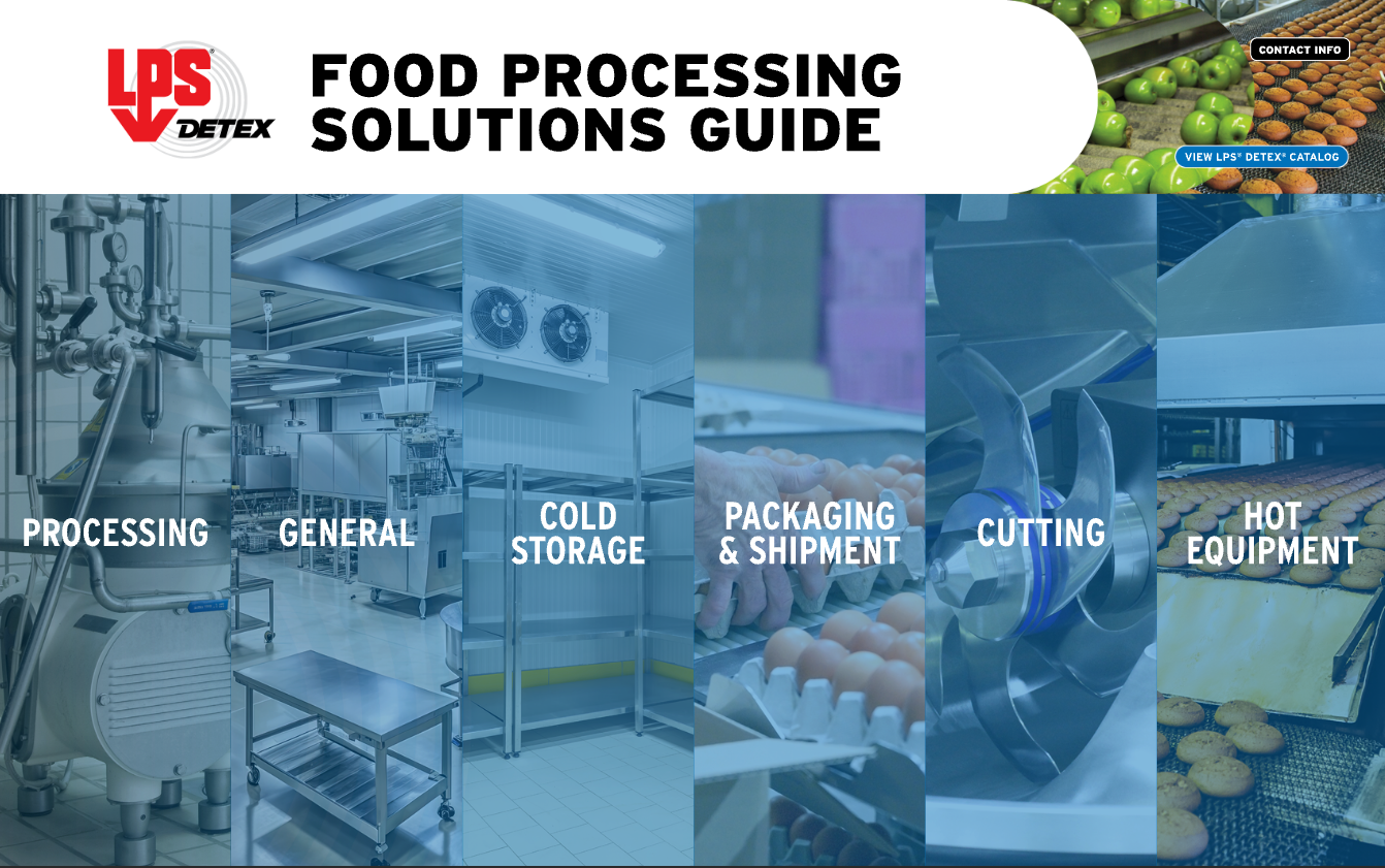 Interactive LPS DETEX Food Processing Selection Guide